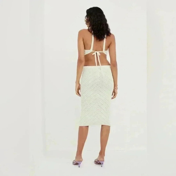 For Love and Lemons - Bette Cut Out Midi Dress NWT (sz XS) - Picture 3 of 6